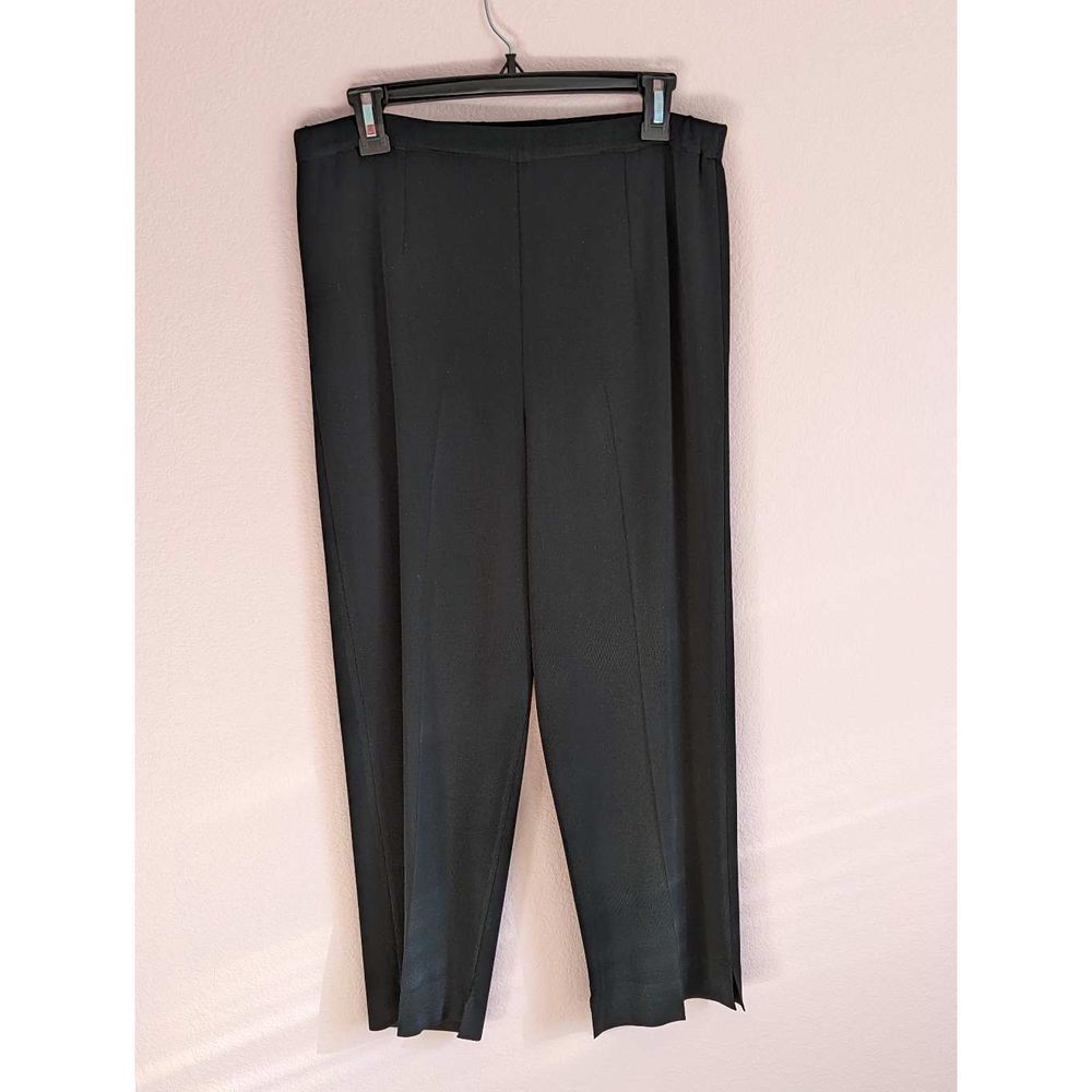 Ming Wang Large knit crop pant
